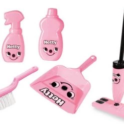 ATD Casdon Toy Henry Hetty Floor Cleaning Set Deluxe Toy Cleaning Trolley
