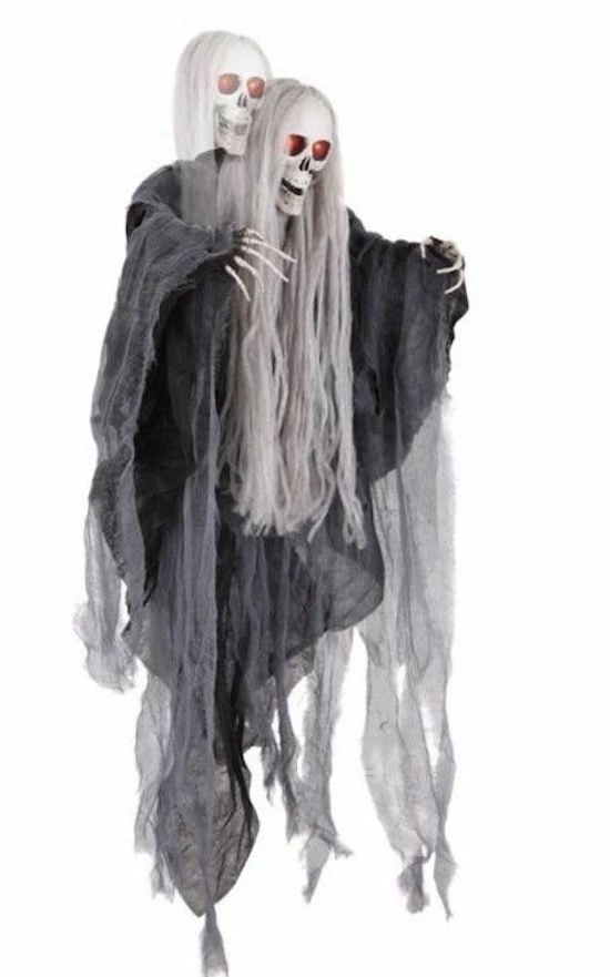 Fun World Animated Head Dropping Reaper Scary Laugh & Flashing Eyes Halloween Prop 2 Fun World Animated Head Dropping Reaper Scary Laugh & Flashing Eyes Halloween Prop