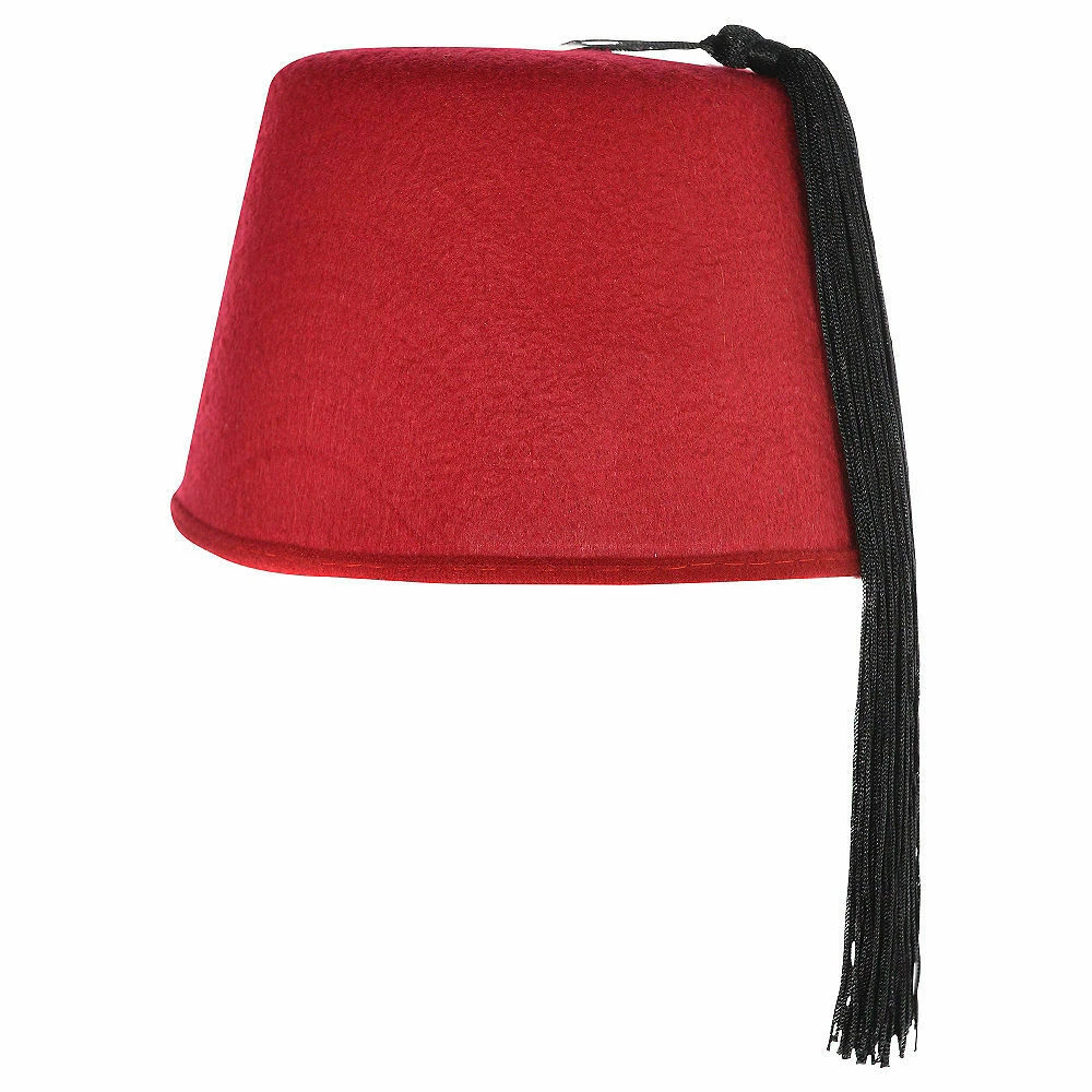 Balloon Agencies Burgundy Fez Adult Costume Hat Costume Accessories 2 Balloon Agencies Burgundy Fez Adult Costume Hat Costume Accessories