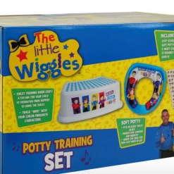 BIG W Wiggles Toilet Training Padded Toilet Seat Cover & Stool With Reward Stickers Home & Garden