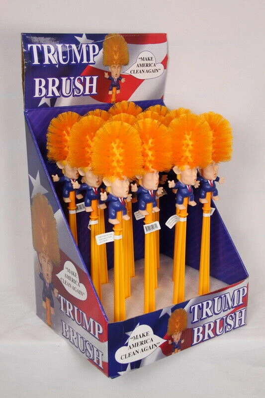 MAL Donald Trump Toilet Brush Bowl Doll Make Toilet Great Again Commander In Crap Home & Garden 2 MAL Donald Trump Toilet Brush Bowl Doll Make Toilet Great Again Commander In Crap Home & Garden