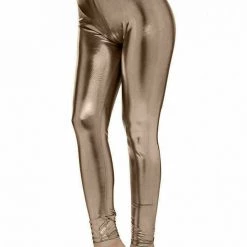 Unbranded Awesome 80s Leggings Metallic Disco Pants Ladies Costume Accessory Costume Accessories