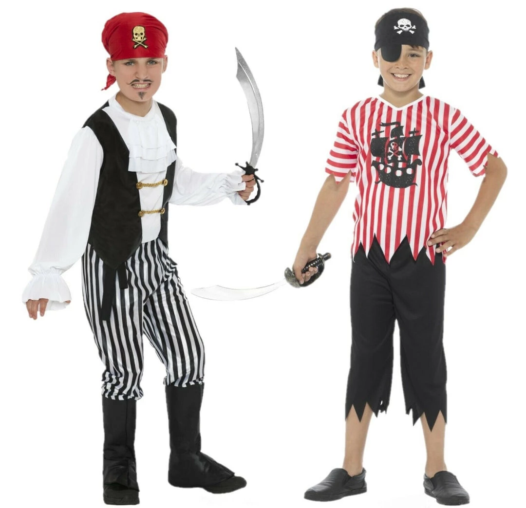 Smiffys Jolly Pirate Book Week Halloween Boys Costume Costumes 1 Smiffys Jolly Pirate Book Week Halloween Boys Costume Costumes