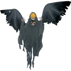 Unbranded Halloween Props/Decoration Animated Hanging Winged Flying Reaper Halloween Decoration
