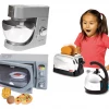 ATD Casdon Kitchen Appliances Breakfast Toy Set Microwave Toy Mixer Pretend Play Home & Garden