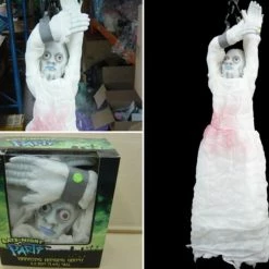 Aussie Toys Flashing Eyes Eerie Sounds Vibrating Ghostly Ghoul Monster Halloween Prop Halloween Props/Decoration