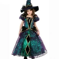 Rubie's Halloween Costumes Rainbow Colour Magic Pumpkin Radiant Witch Halloween Girls Costume