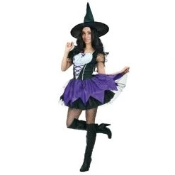 Unbranded Halloween Costumes Fairy Elegant Wicked Gothic Witch Halloween Ladies Costume
