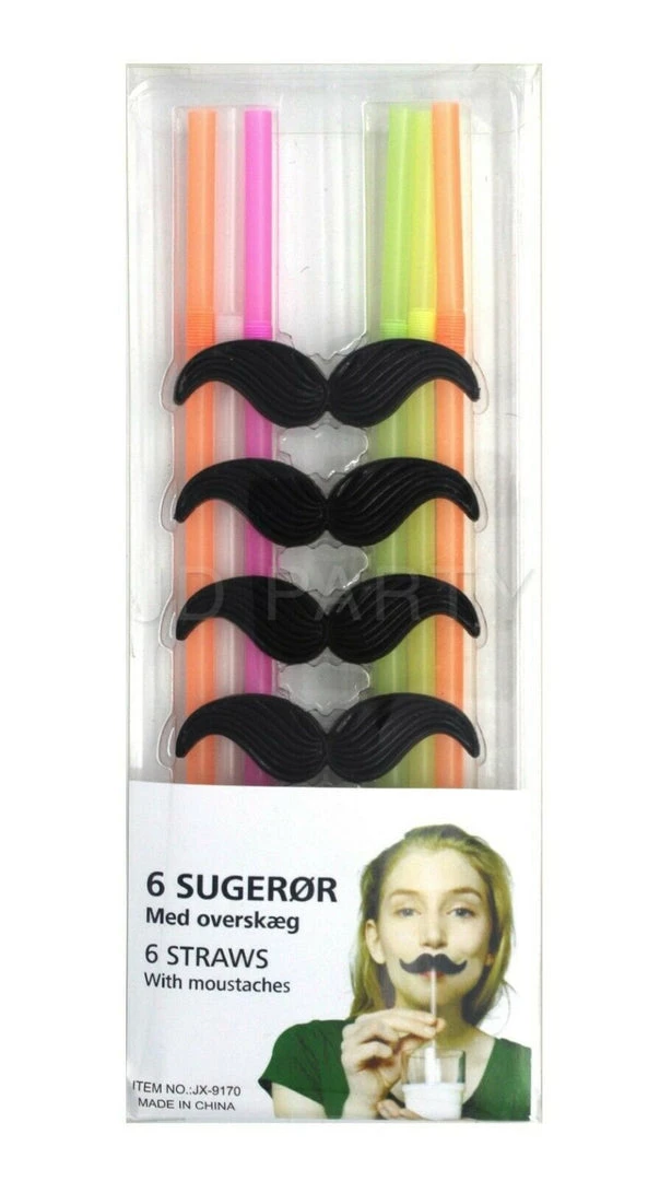 JD Party Dress Up Your Drink Funny Mustache Straw Party Supplies 3 JD Party Dress Up Your Drink Funny Mustache Straw Party Supplies