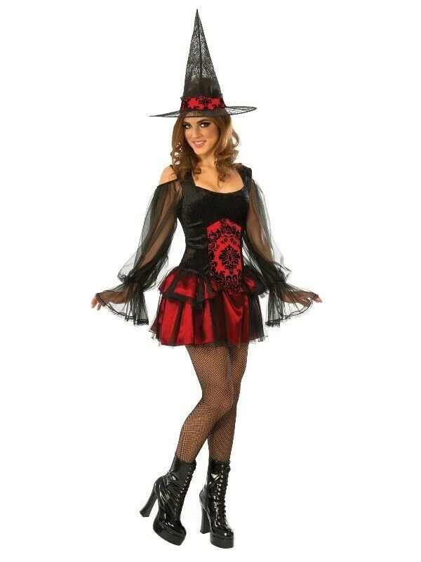 Rubie's Halloween Costumes Temptress Witch Deluxe STD Size Halloween Ladies Costume 1 Rubie's Halloween Costumes Temptress Witch Deluxe STD Size Halloween Ladies Costume