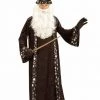 Forum Novelties MerlinDark Wizard Sorcerer Magician Medieval Robe Mens Costume