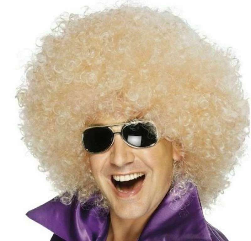 Smiffys 70s Mega Huge Afro 70s 60s Disco Hippie Mens Costume Wig | Brown Black Blonde Wigs 4 Smiffys 70s Mega Huge Afro 70s 60s Disco Hippie Mens Costume Wig | Brown Black Blonde Wigs
