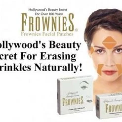IHerb Health & Beauty FROWNIES Wrinkle Remover Facial Pads Forehead Between Eyes & Mouth 18 Patches