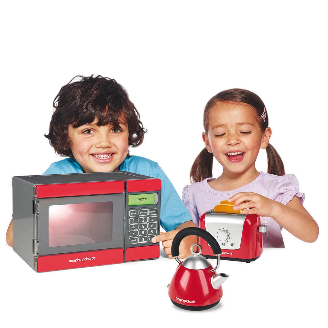 ATD Casdon Morphy Richards Kids Toy Microwave Kettle & Toaster Playset Pretend Play Home & Garden 2 ATD Casdon Morphy Richards Kids Toy Microwave Kettle & Toaster Playset Pretend Play Home & Garden