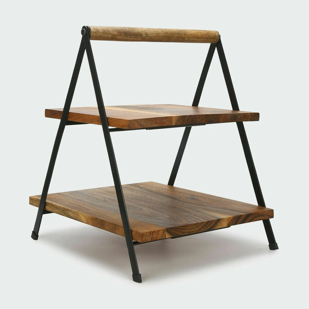 Kmart Serve & Share Acacia Wood 2 Tier Serving Tower Cheese Grazing Platter Home & Garden 2 Kmart Serve & Share Acacia Wood 2 Tier Serving Tower Cheese Grazing Platter Home & Garden