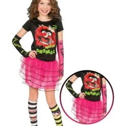Rubies Deerfield Disney The Muppets T-Shirt Tutu Skirt Arm And Leg Warmer Size STD Girls Costume Costumes