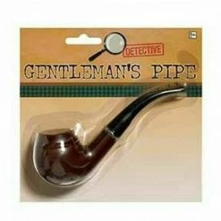 Forum Novelties Detective Sherlock Holmes Wood Smoking Pipe English Gentlemen Fake Costume Accessory