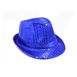 JD Party Costume Accessories FEDORA Trilby Hat Cap Glitter Sequin Sequinned Dance Party Costume MJ Jazz Hats