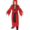 Rubie's Halloween Costumes Skeleton Robe Red Hooded Halloween Boys Costume