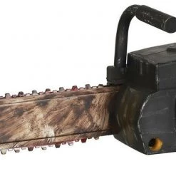 Crazy Costume Deals Halloween Costumes Life Size Realistic Animated Black Chainsaw Halloween Costume Prop