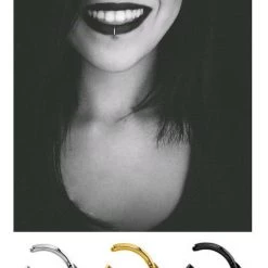 AliExpress Universal Nose Lip Labret Ear Septum Nipple Body Earring Hoop Piercing 12mm