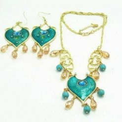 Unbranded Costume Accessories Aladdin Princess JASMINE Necklace & Earrings Set Jasmine Tiara Crown Costume Set