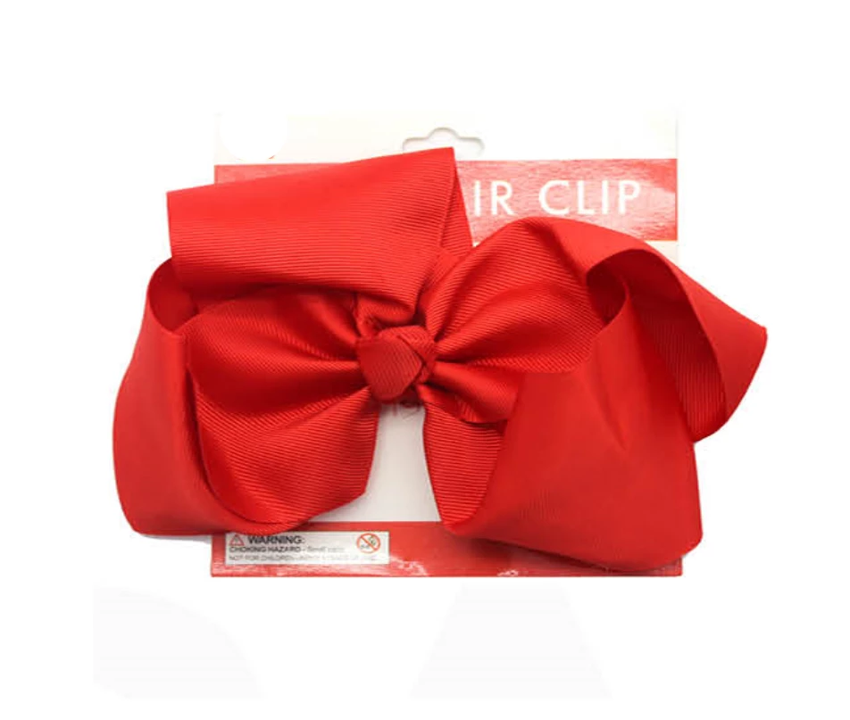JD Party 6" Hair Bow Clip Jojo Style For Girls Teens Kids Toddle Large School Dance Party 4 JD Party 6" Hair Bow Clip Jojo Style For Girls Teens Kids Toddle Large School Dance Party