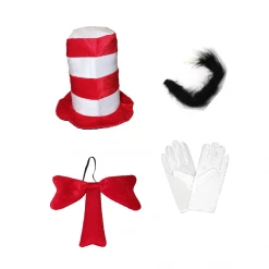 JD Party Dr Seuss Cat In The Hat Costume Top Hat Tutu Sparkle Socks Bow Tie Top Book Week Costumes 19 JD Party Dr Seuss Cat In The Hat Costume Top Hat Tutu Sparkle Socks Bow Tie Top Book Week Costumes
