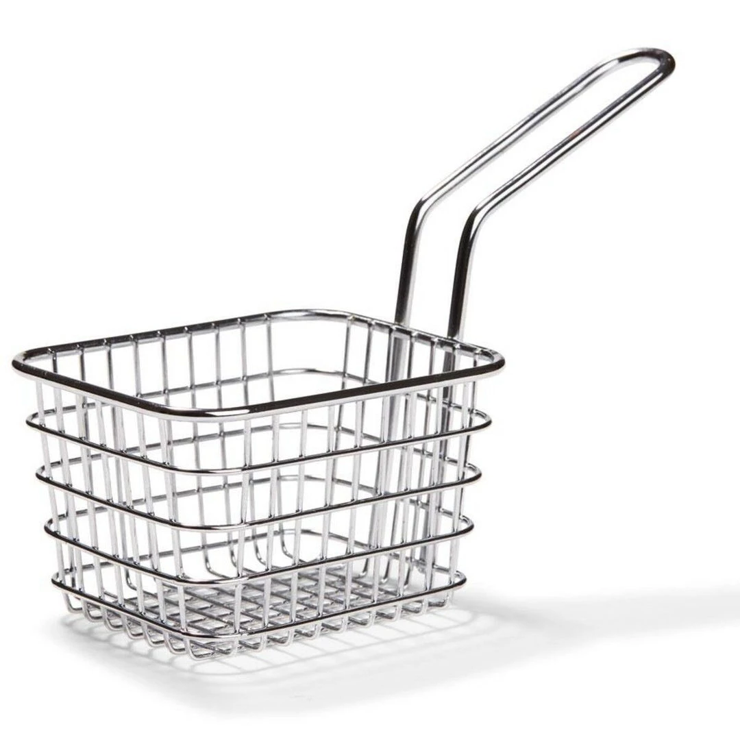 Kmart 8 X Mini Fries Frying Basket Fry Stainless Steel Chip Potato Basket Holder Party 2 Kmart 8 X Mini Fries Frying Basket Fry Stainless Steel Chip Potato Basket Holder Party