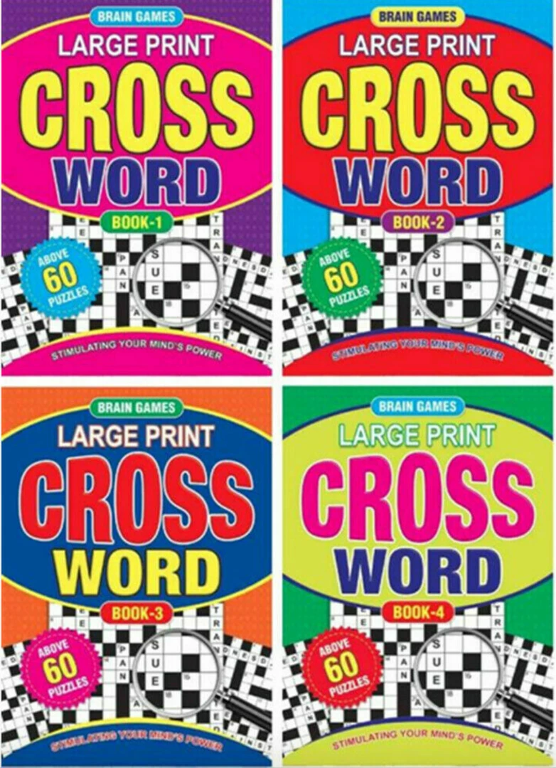 Aussie Toys Home & Garden A4 Large Print Crossword Puzzle Books Over 60 Puzzles To Solves Fun Games 1 Aussie Toys Home & Garden A4 Large Print Crossword Puzzle Books Over 60 Puzzles To Solves Fun Games
