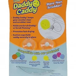 Kleva Scrub Daddy Mommy Sponge & Storage Caddy Cleaning Scrubber As Seen On Shark Tank Home & Garden