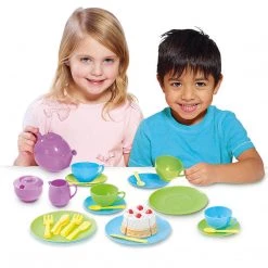 ATD Casdon Pots And Pans Dinnerware Tea Set Kitchen Set Toy Pretend Play