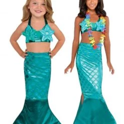 Balloon Agencies Costumes Mermaid Teal Girls Book Week Halloween Costume Kit