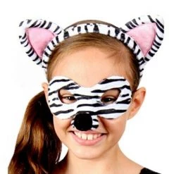 Sweidas Costume Accessories Farm Animal Headband & Mask Costume Set Sheep Panda Owl Fox Frog Cat Horse Zebra 36 Sweidas Costume Accessories Farm Animal Headband & Mask Costume Set Sheep Panda Owl Fox Frog Cat Horse Zebra