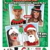 Tomfoolery Christmas Themed Photo Booth Accessories Party Decoration