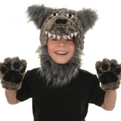 Morris Costumes Costume Accessories Monkey Bear Wolf Panda Animal Pack Boys Girls Hood And Mitts Costume Accessory 9 Morris Costumes Costume Accessories Monkey Bear Wolf Panda Animal Pack Boys Girls Hood And Mitts Costume Accessory