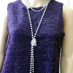 Carnival Great Gatsby Roaring 20s Flapper Beads Long Necklace