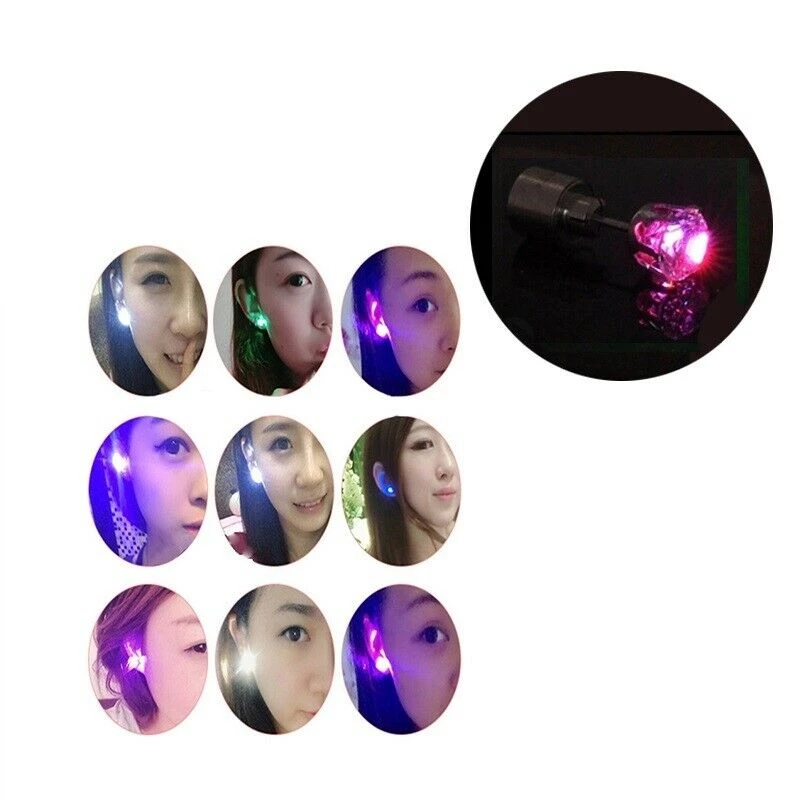 AliExpress LED Light Up Colourful Rhinestone Stud Ladies Earrings 3 AliExpress LED Light Up Colourful Rhinestone Stud Ladies Earrings