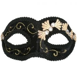 Tomfoolery Coco Velvet Costume Masquerade Eye Mask