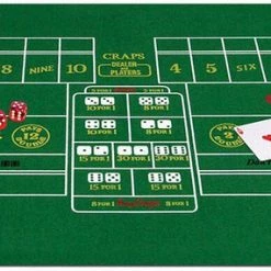 Balloon Agencies Casino Blackjack & Craps Game Set Home & Garden
