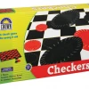ABT Crown Checkers Board Portable Kids/Children Adult Game 7y+ Checkerboard Toys Set