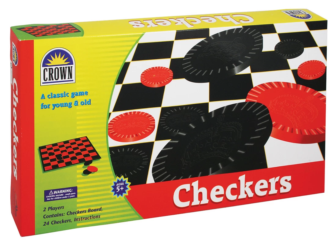 ABT Crown Checkers Board Portable Kids/Children Adult Game 7y+ Checkerboard Toys Set 1 ABT Crown Checkers Board Portable Kids/Children Adult Game 7y+ Checkerboard Toys Set