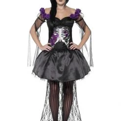 Smiffys Halloween Costumes Mexican Day Of The Dead Halloween Ladies Costume