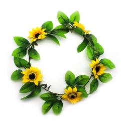JD Party Flower Sunflower Crown Head Wreaths Fairy Girls Ladies Hair Accessory 7 JD Party Flower Sunflower Crown Head Wreaths Fairy Girls Ladies Hair Accessory