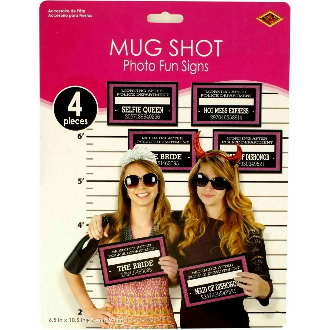 Balloon Agencies Photo Booth Props Mug Shots Hens Night Party Fun Signs 1 Balloon Agencies Photo Booth Props Mug Shots Hens Night Party Fun Signs