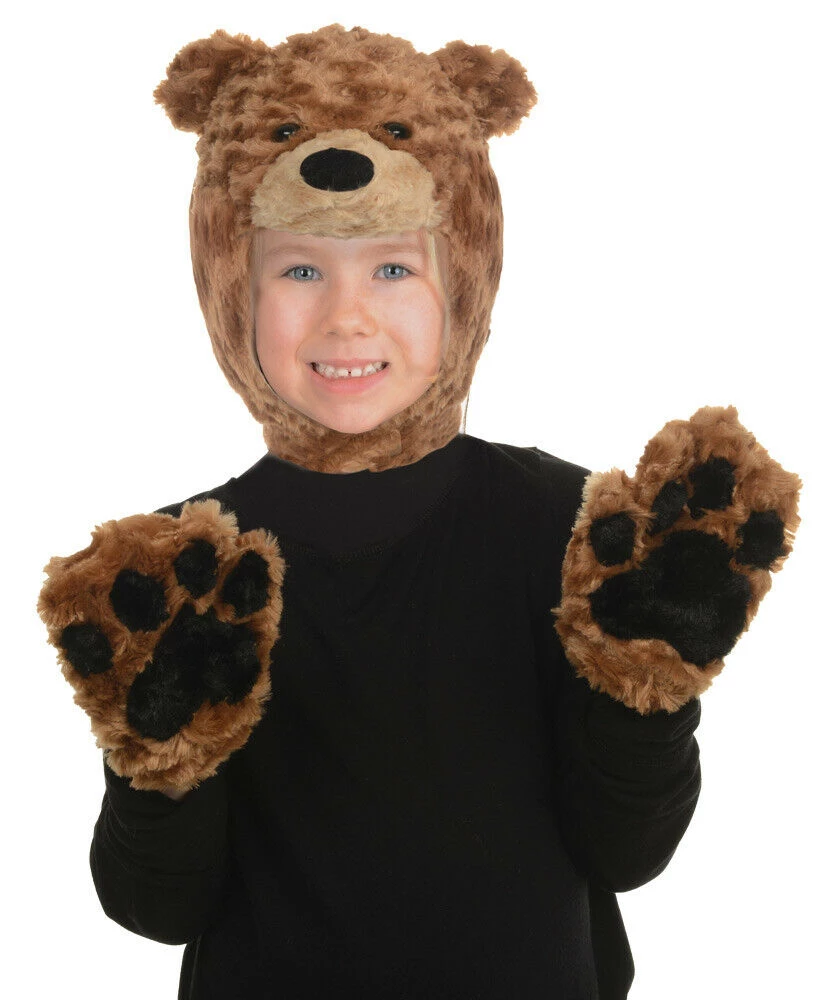 Morris Costumes Costume Accessories Monkey Bear Wolf Panda Animal Pack Boys Girls Hood And Mitts Costume Accessory 3 Morris Costumes Costume Accessories Monkey Bear Wolf Panda Animal Pack Boys Girls Hood And Mitts Costume Accessory