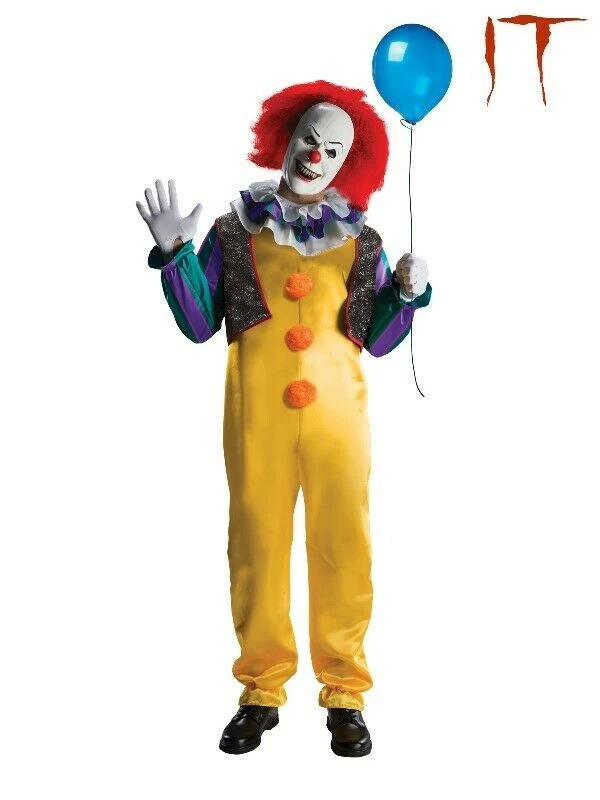 Rubie's Pennywise IT Deluxe Clown And Wig Mens Halloween Costume 3 Rubie's Pennywise IT Deluxe Clown And Wig Mens Halloween Costume