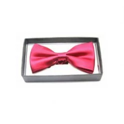 JD Party Mens Silk Satin Plain Tuxedo Solid Bow Tie Formal Wedding Bowtie Necktie Ties