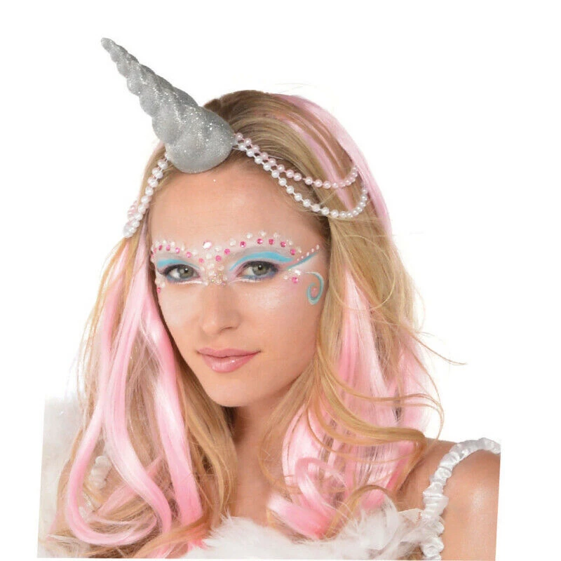 Balloon Agencies Unicorn Horn Gold Silver Rainbow Glittered Pastel Tail Costume Accessory Wigs 3 Balloon Agencies Unicorn Horn Gold Silver Rainbow Glittered Pastel Tail Costume Accessory Wigs