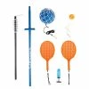 REBEL 2 In1 Tennis & Soccer Totem Pole Set Adjustable Durable Steel String Swing
